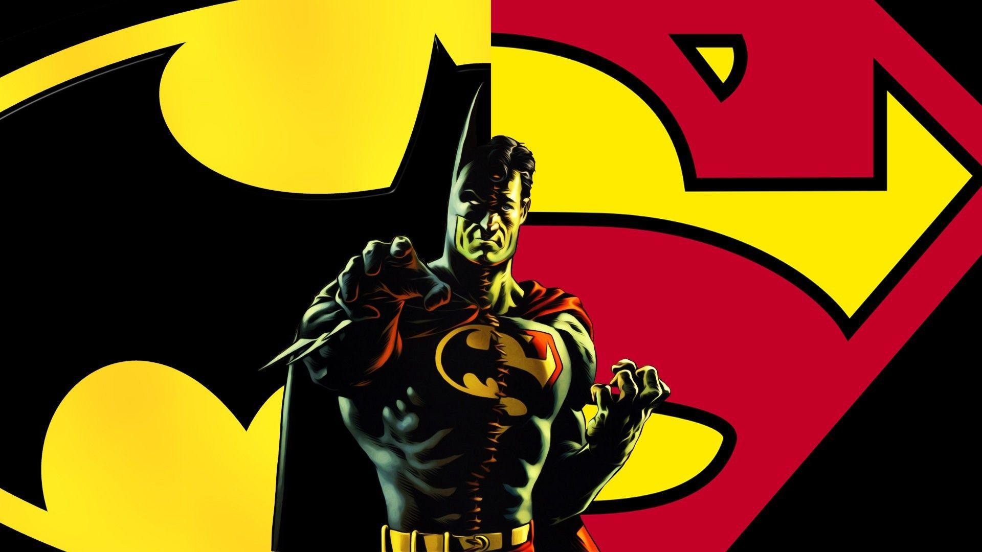 télécharger fond d'écran superman,personnage fictif,homme chauve souris,super héros,jaune,illustration