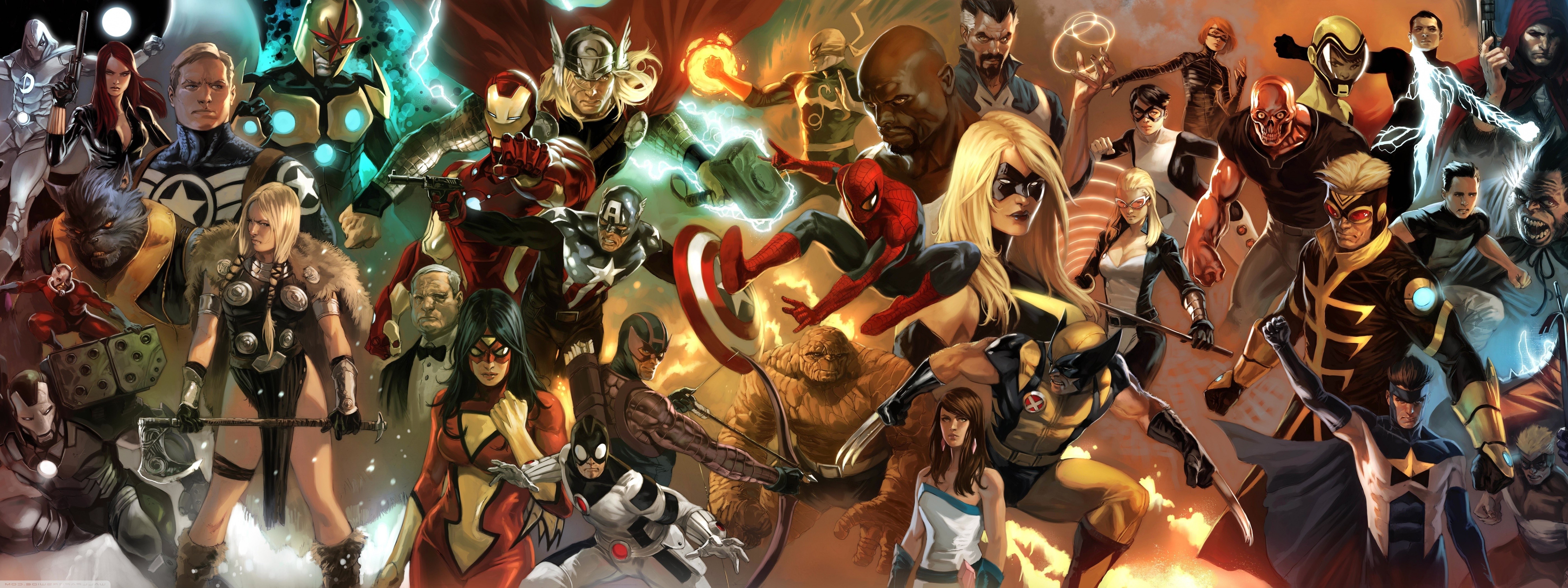 fond d'écran marvel comics hd,dessin animé,personnage fictif,héros,dessin animé,oeuvre de cg