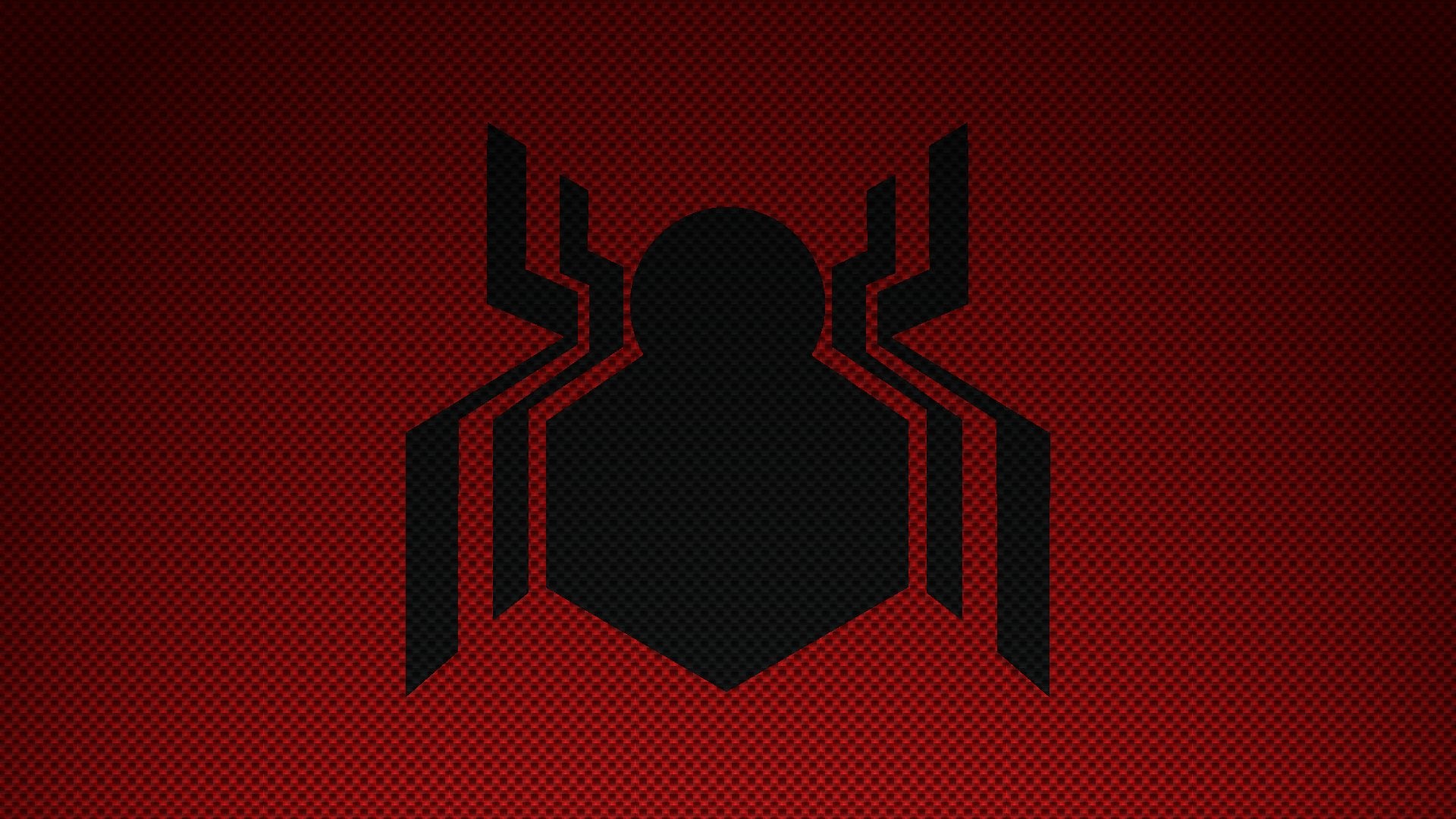 spiderman symbol wallpaper,red,black,logo,text,font
