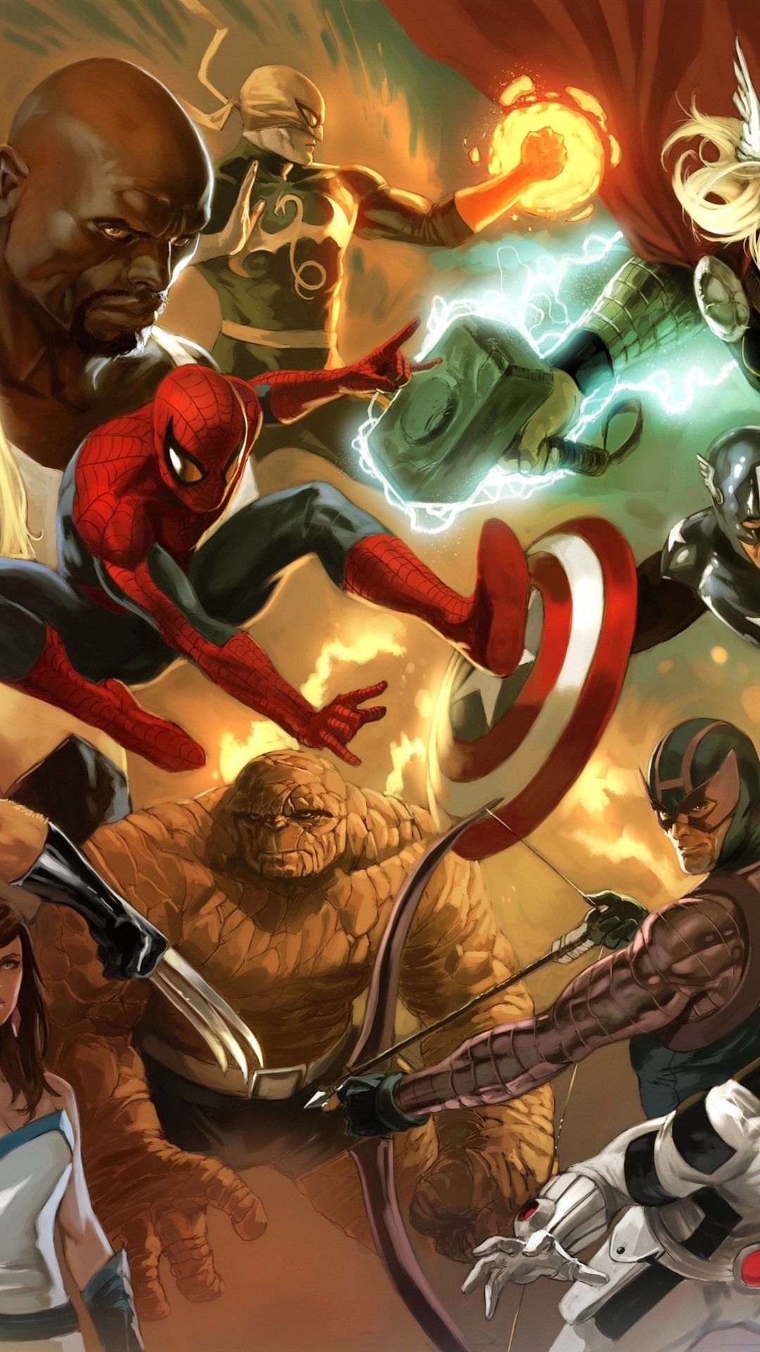 marvel wallpaper for android,action adventure game,fictional character,superhero,comics,hero