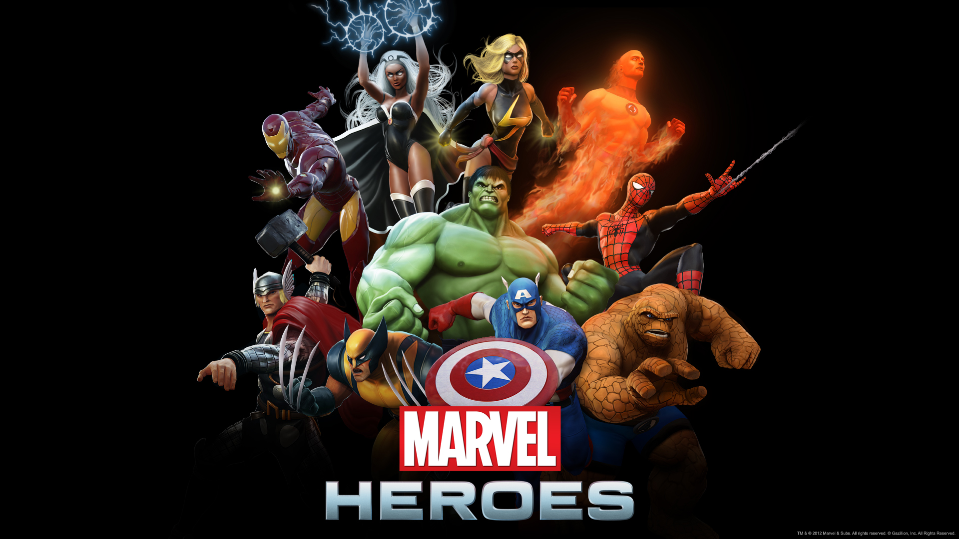 marvel heroes hd wallpaper,fantastic four,hero,fictional character,superhero,hulk