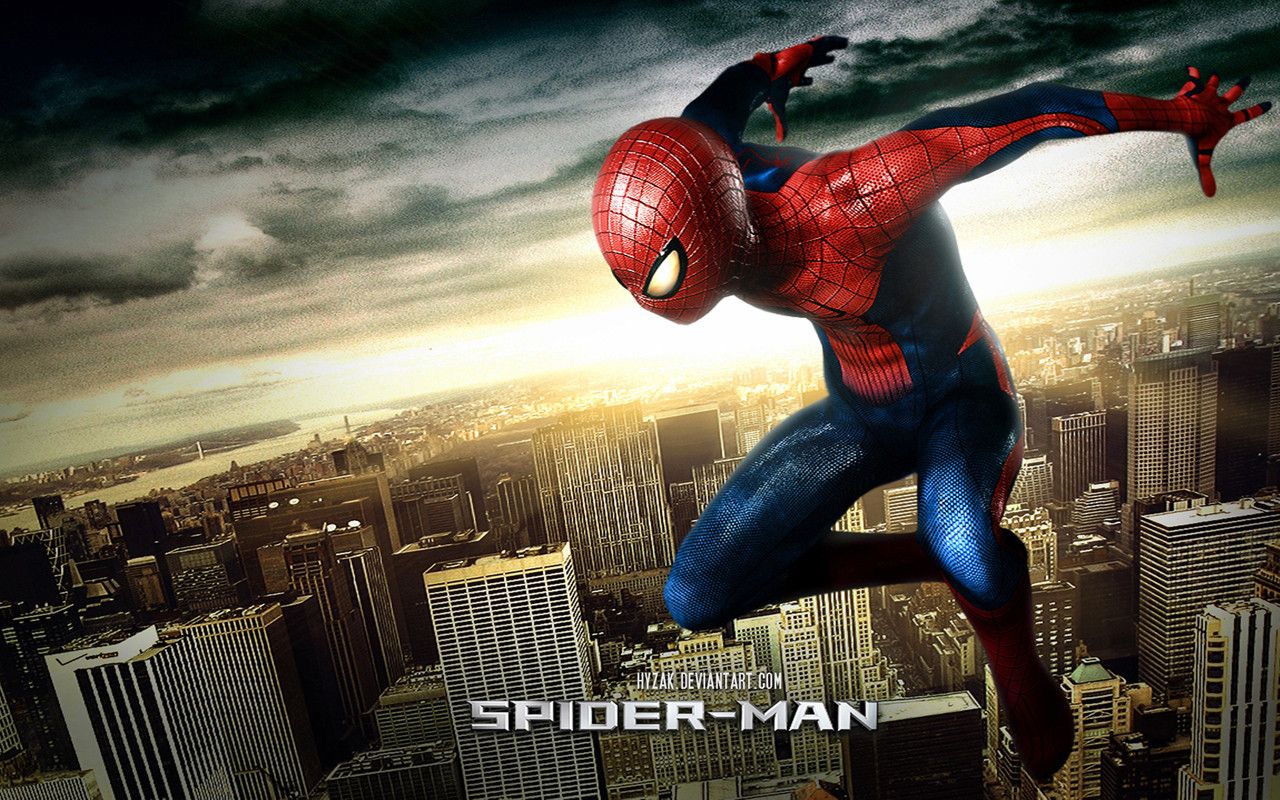 fondo de pantalla spiderman bergerak,hombre araña,juego de acción y aventura,superhéroe,personaje de ficción