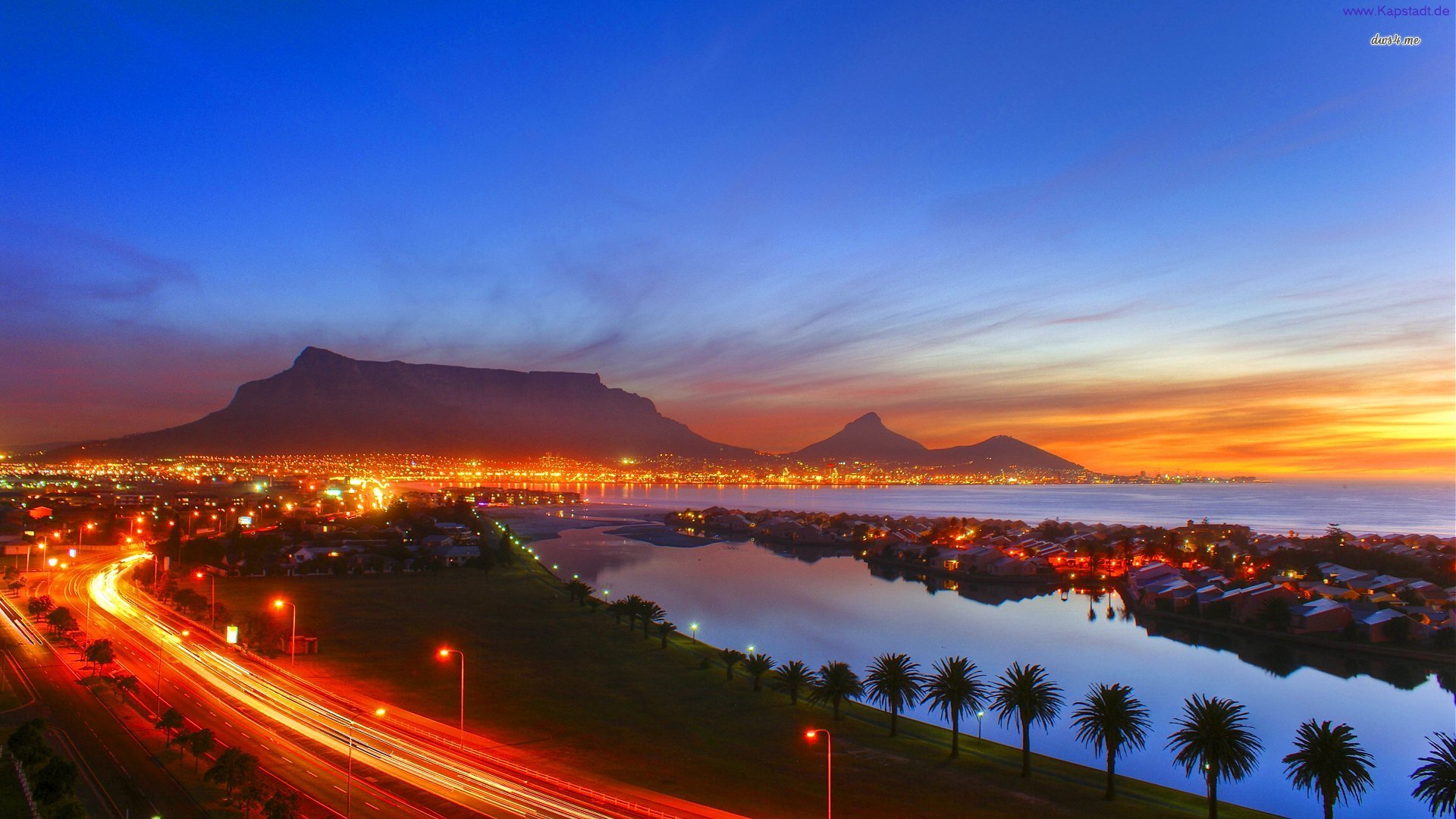 cape town wallpaper hd,sky,nature,landmark,natural landscape,horizon