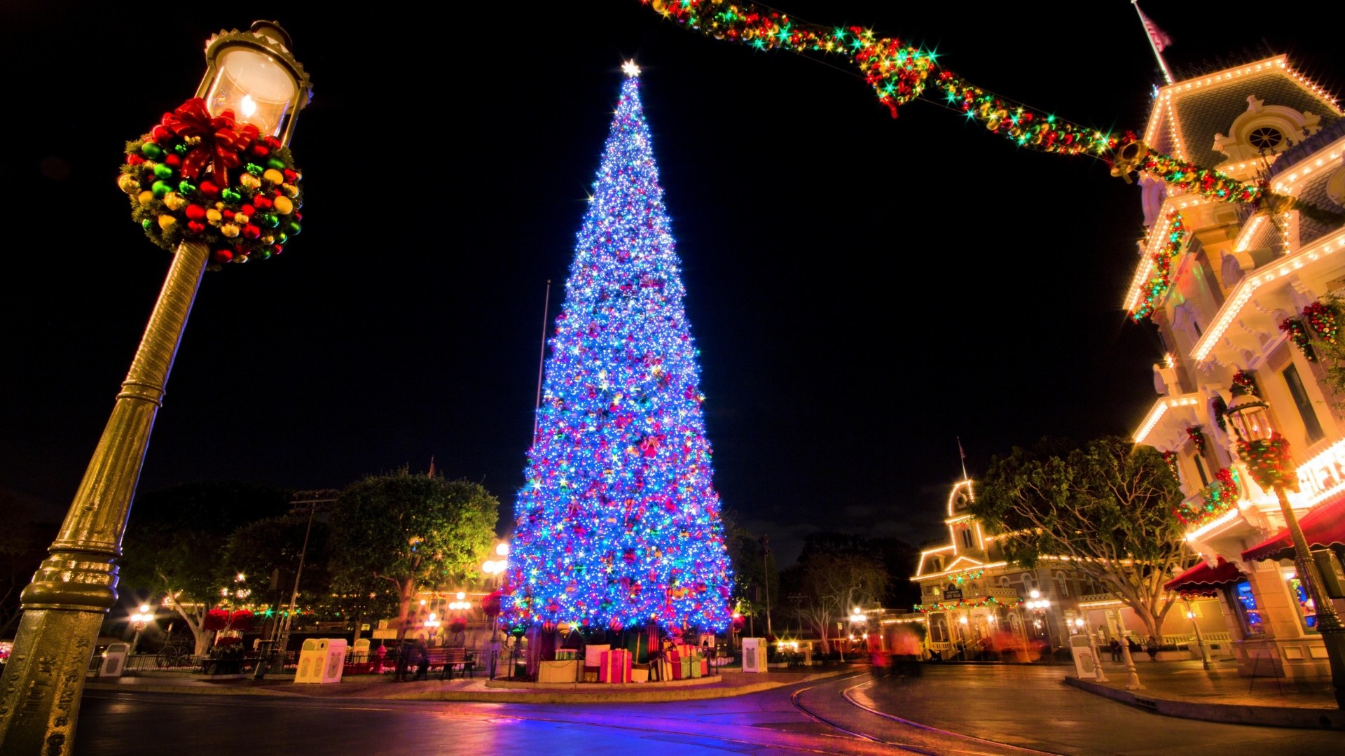 navidad fondos de pantalla hd 1920x1080,decoración navideña,árbol de navidad,luces de navidad,árbol,navidad