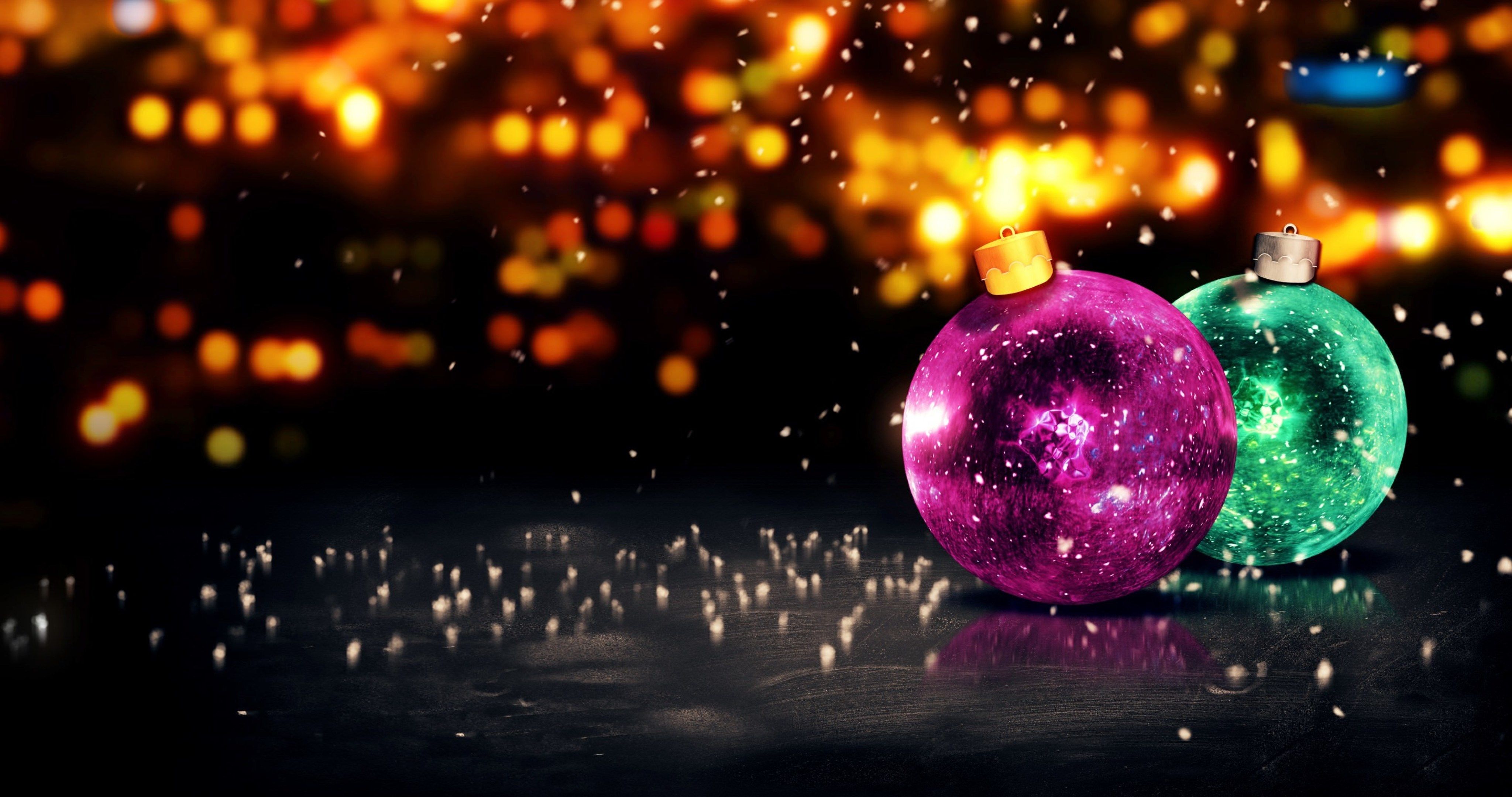 merry christmas full hd wallpaper,purple,light,sky,sphere,christmas ornament