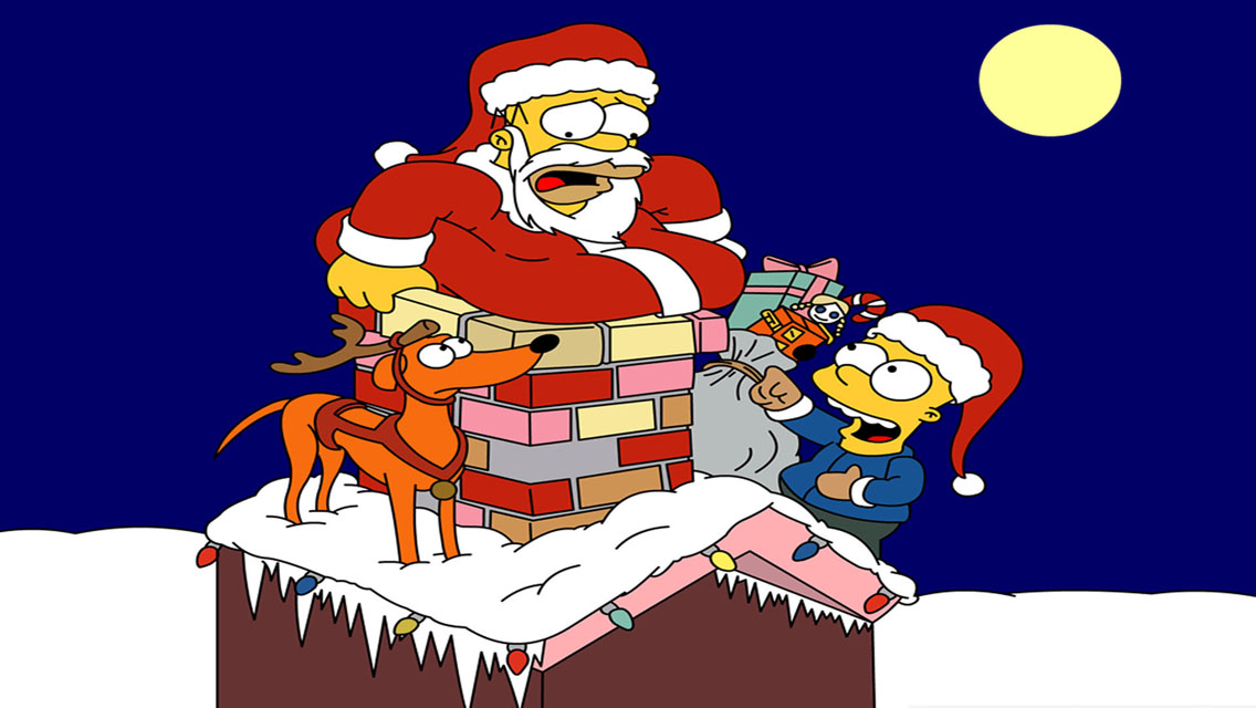 funny christmas wallpaper,cartoon,santa claus,animated cartoon,illustration,fictional character