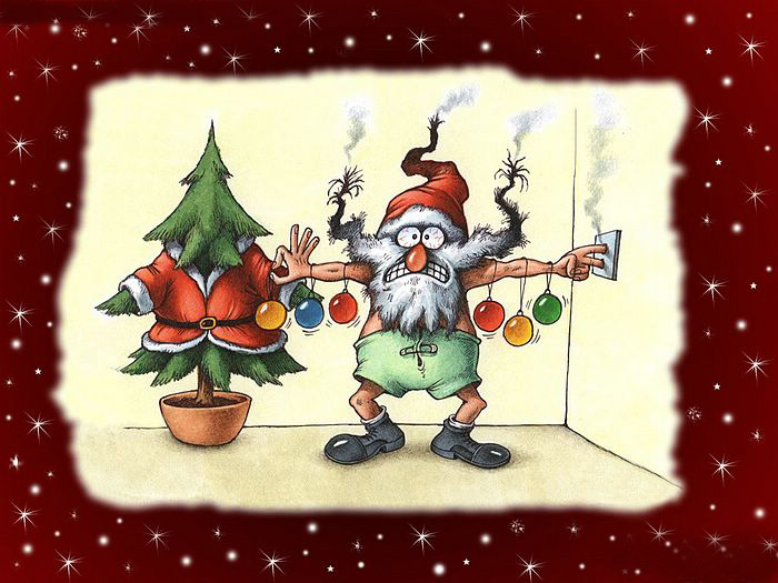 funny christmas wallpaper,cartoon,illustration,fictional character,christmas eve,christmas