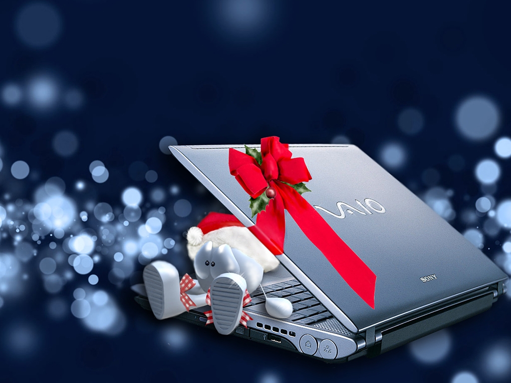 christmas laptop wallpaper,red,technology,gadget,electronic device,plant