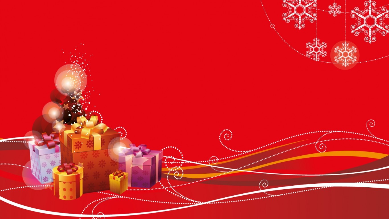 christmas wallpaper 1366x768,red,christmas decoration,event,christmas ornament,christmas eve