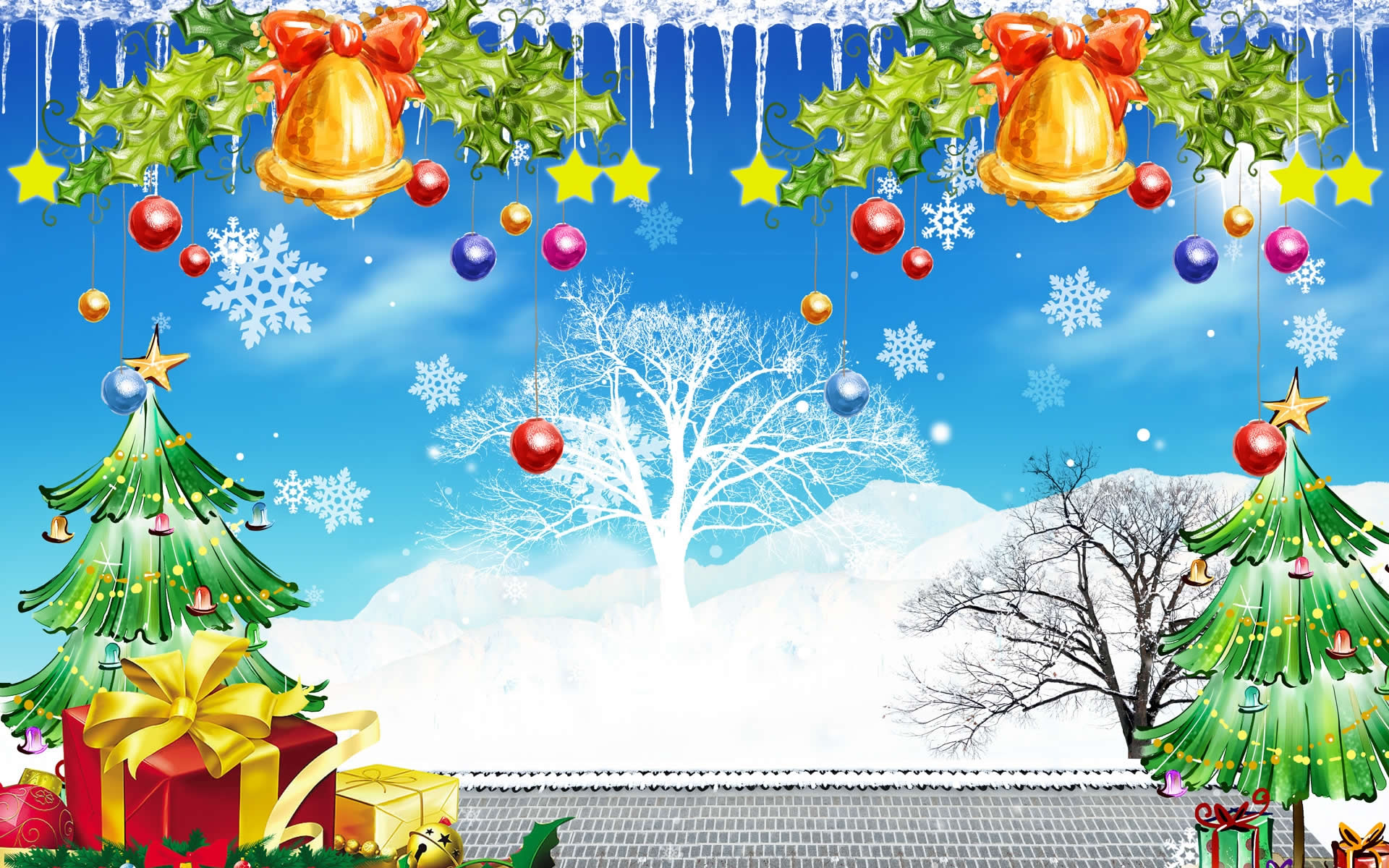 christmas pictures wallpapers,christmas eve,christmas,tree,christmas tree,fictional character