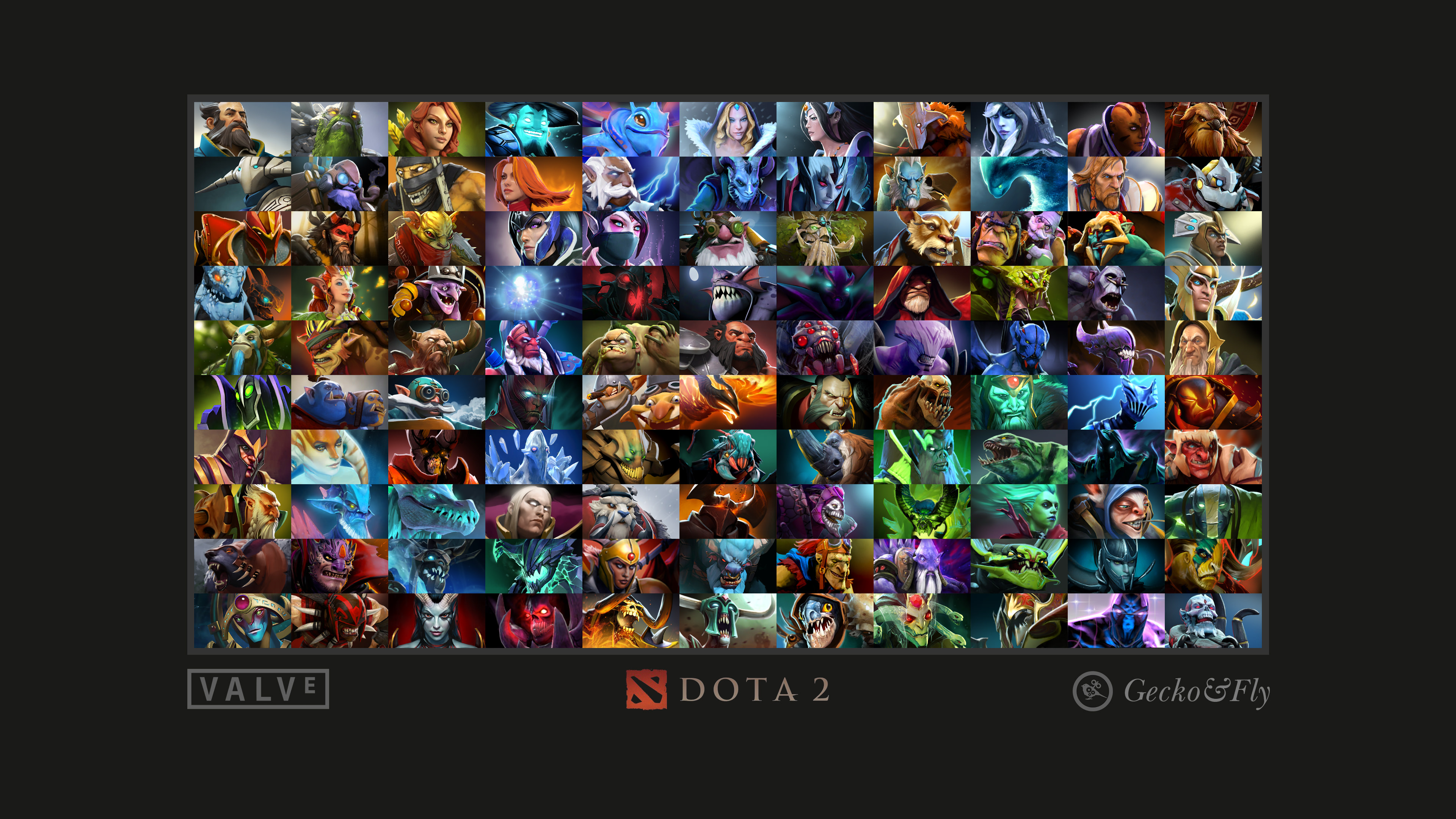 dota heroes wallpaper,games,collection,modern art,art,fictional character