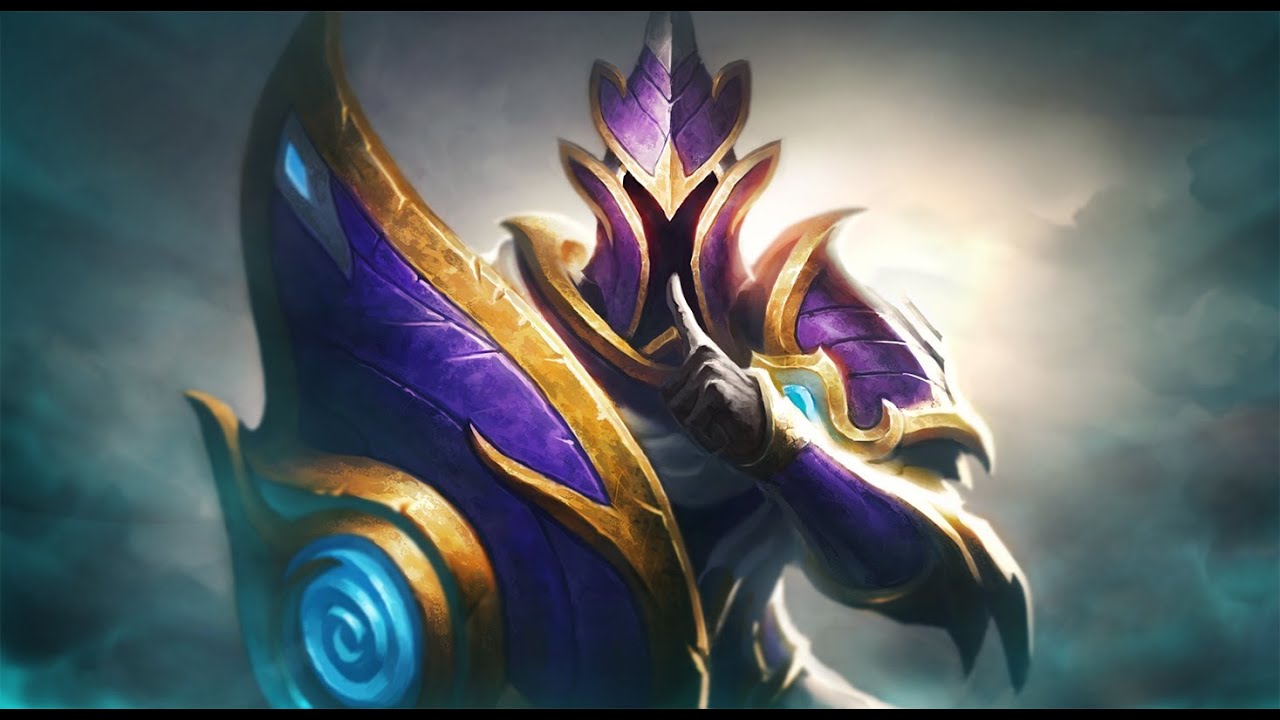 fond d'écran dota heroes,oeuvre de cg,violet,dragon,art fractal,personnage fictif