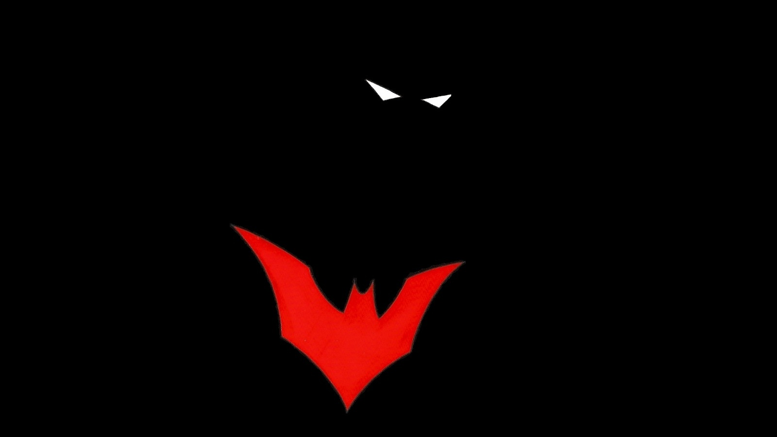 batman beyond wallpaper,red,black,bat,logo,darkness