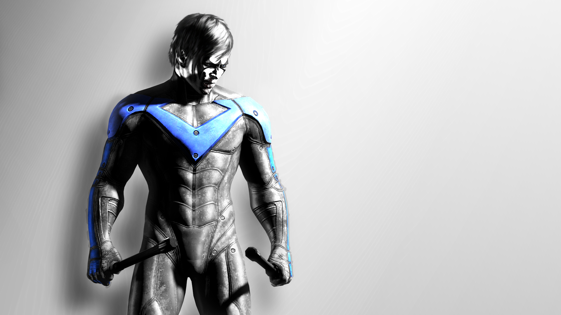 nightwing hd wallpaper,fictional character,batman,superhero,standing,action figure