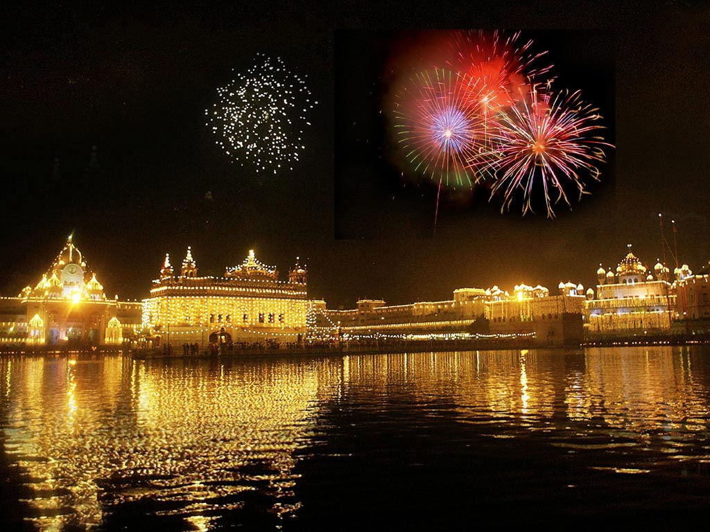 fonds d'écran hd doré,feux d'artifice,nuit,réflexion,minuit,un événement