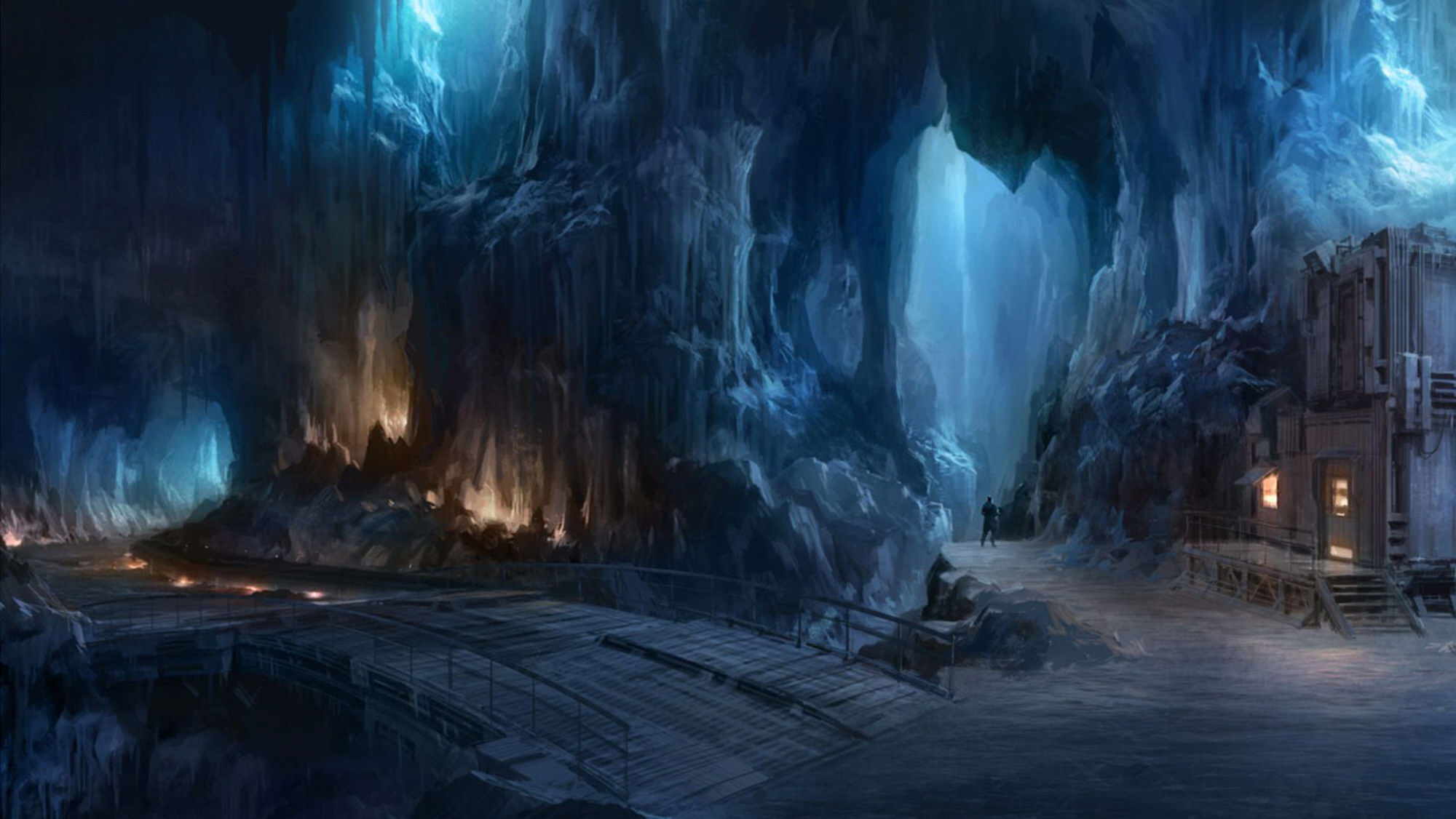 아마겟돈 벽지,액션 어드벤처 게임,자연,동굴,어둠,스크린 샷