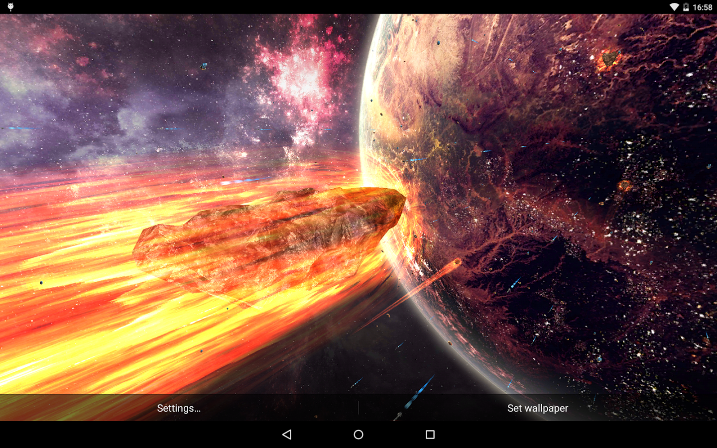armageddon wallpaper,outer space,astronomical object,universe,space,geological phenomenon