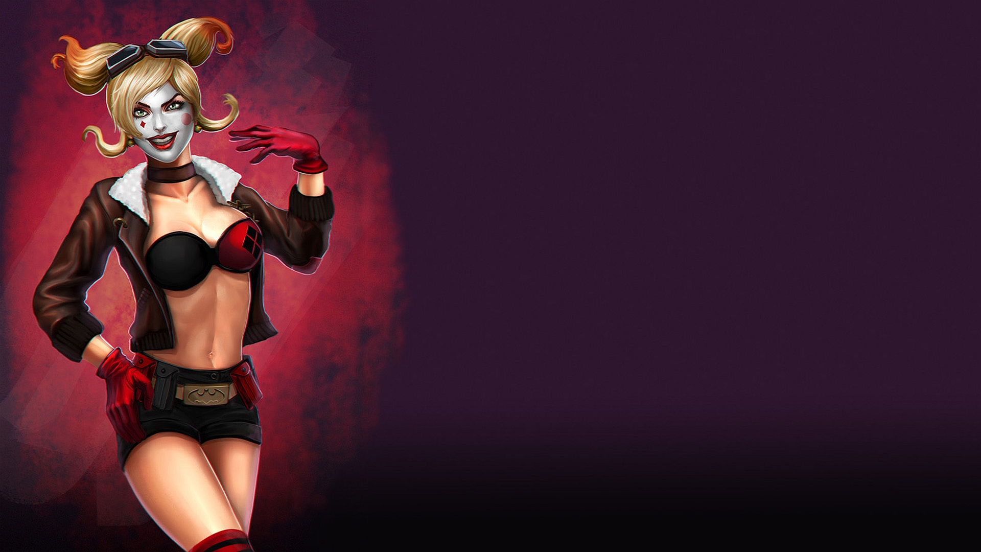 wallpapers of harley quinn,harley quinn,fictional character,muscle,cg artwork,style