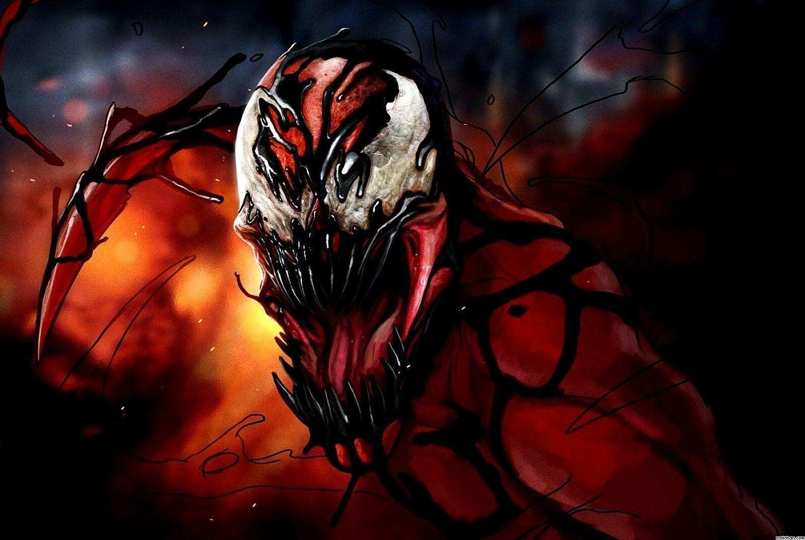 gambar wallpaper spiderman,fictional character,cg artwork,darkness,demon,supervillain