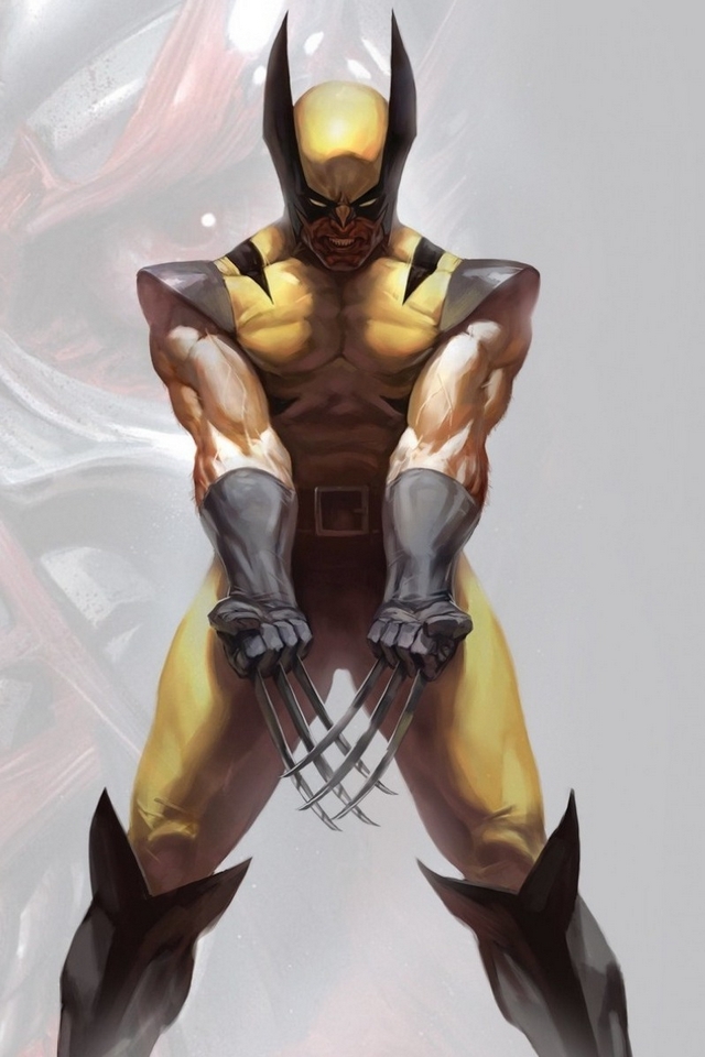 wolverine wallpaper for android,wolverine,superhero,fictional character,action figure,hero