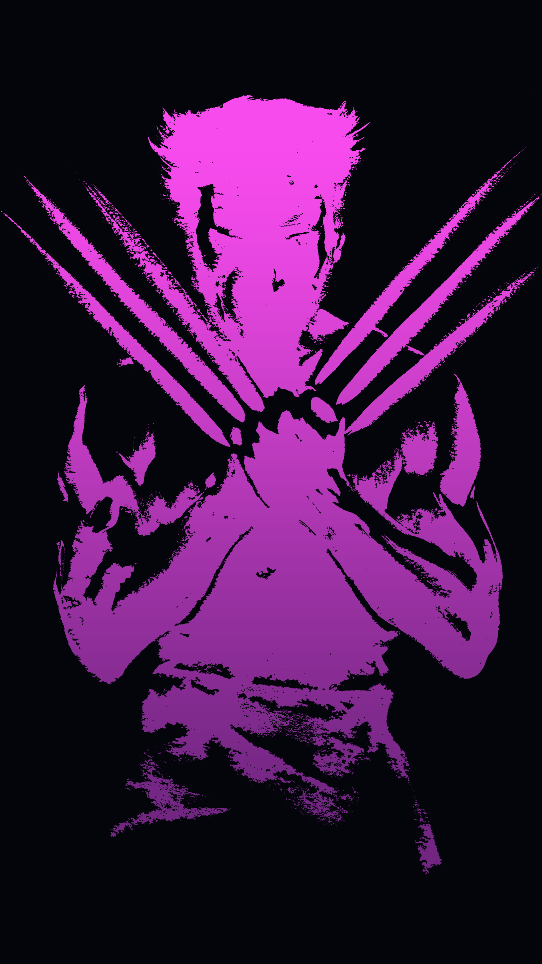 fondo de pantalla de wolverine para android,púrpura,camiseta,diseño gráfico,ilustración,personaje de ficción