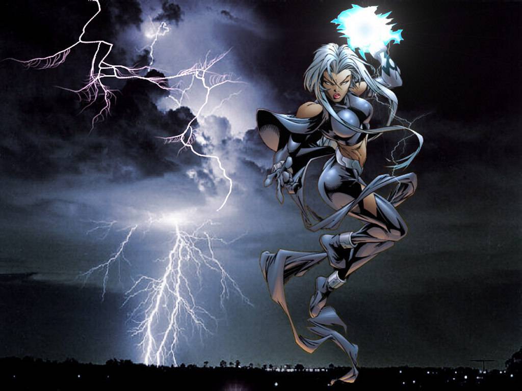 sfondo di storm x men,fulmine,tuono,temporale,cg artwork,tempesta