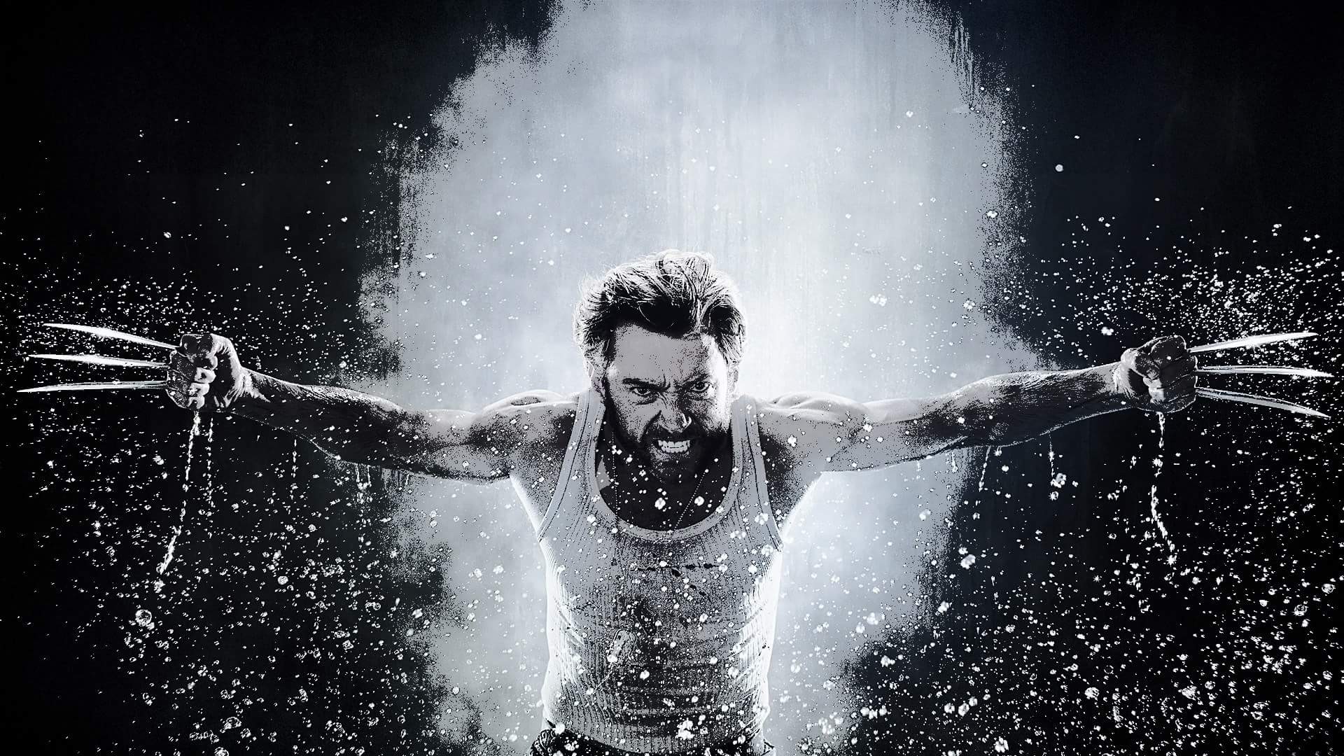 wolverine hd wallpapers for mobile,water,black and white,photography,human,fun