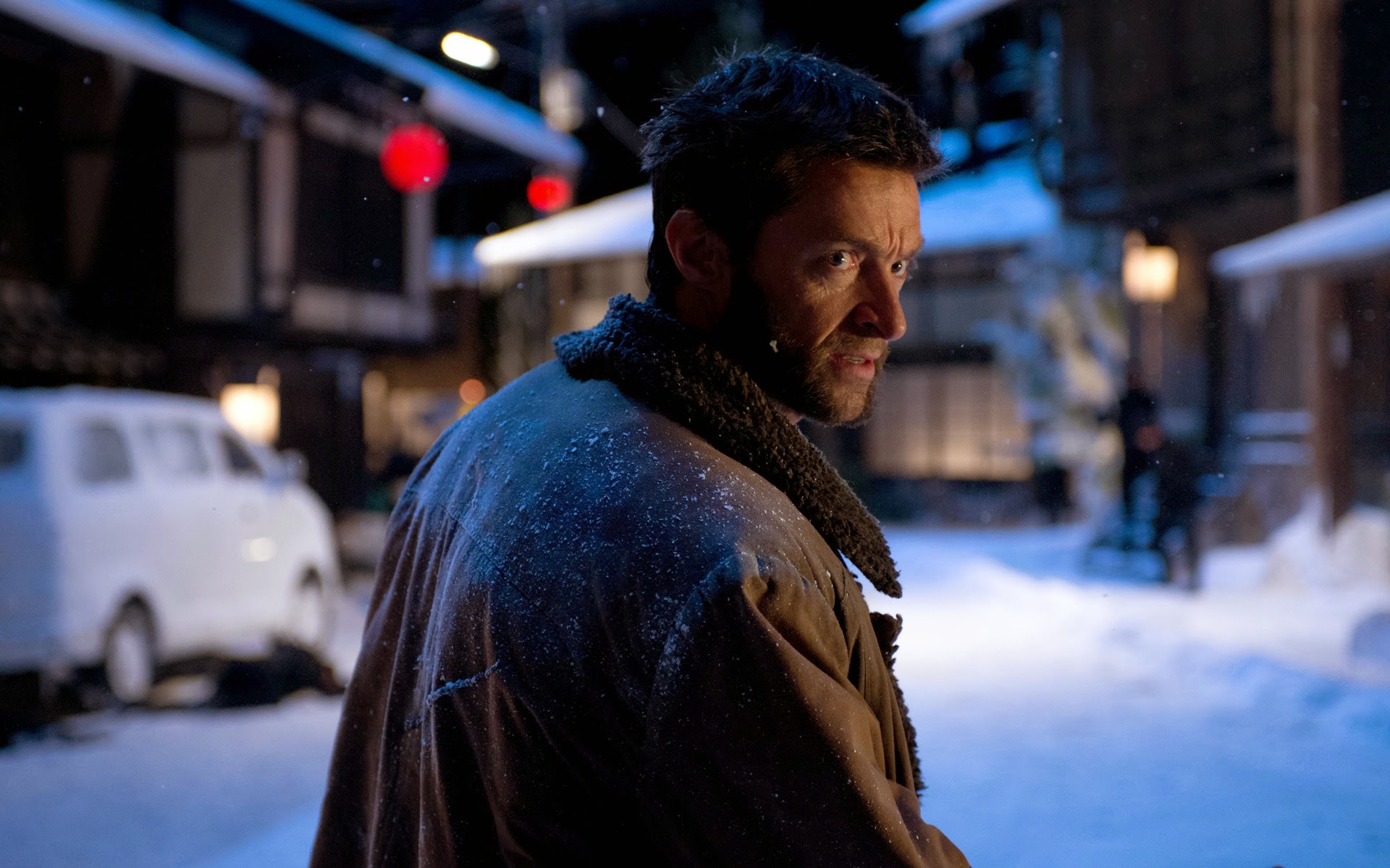 hugh jackman wolverine wallpaper,human,photography,night,street,scene