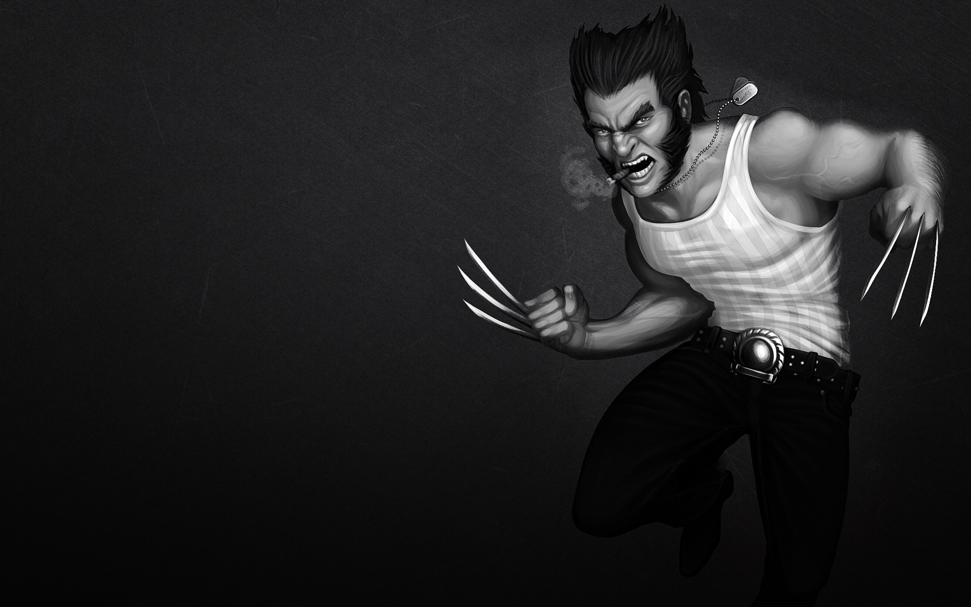 logan wolverine wallpaper,muscle,fictional character,arm,black and white,batman