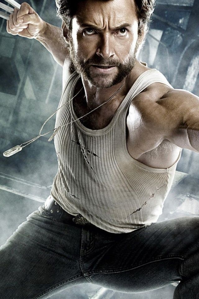 wolverine mobile wallpaper,wolverine,fictional character,muscle,movie,kung fu