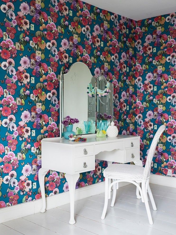 contemporary floral wallpaper,wallpaper,room,interior design,wall,furniture