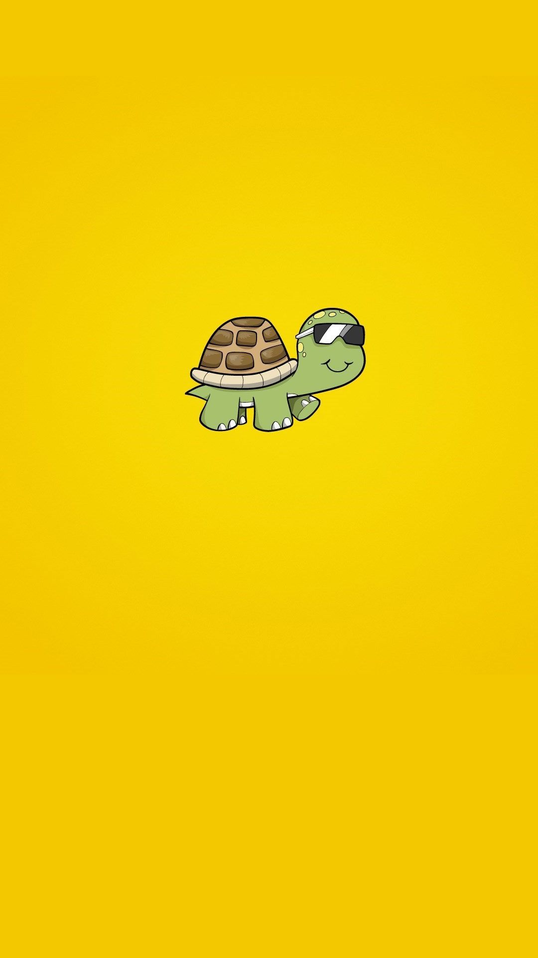 cute wallpapers for iphone 6s,yellow,turtle,green,tortoise,illustration