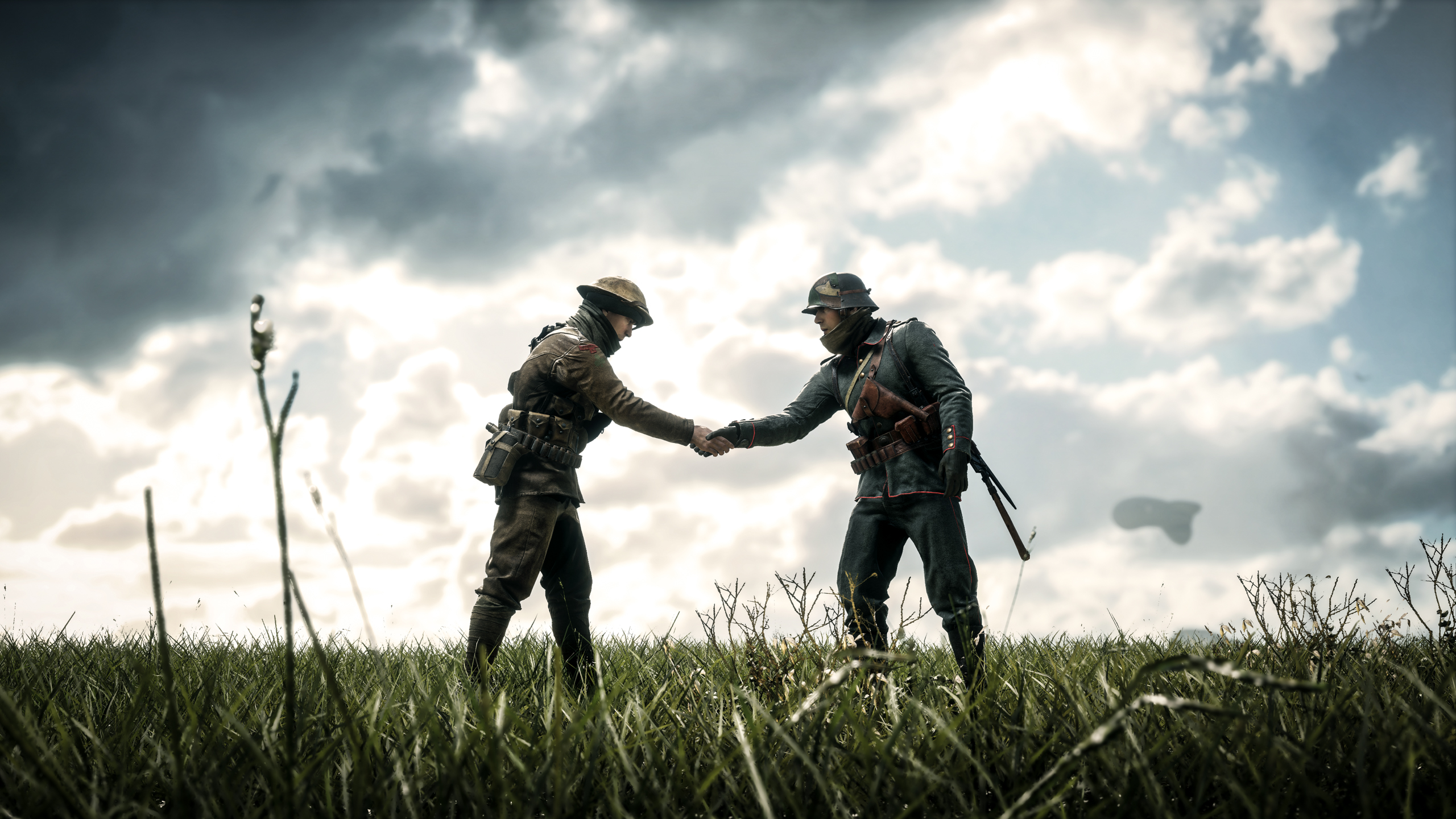 battlefield 1 fondo de pantalla 4k,amistad,soldado,familia de la hierba,fotografía,gesto