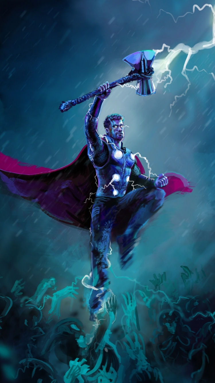 thor wallpaper iphone,cg artwork,illustration,extreme sport,graphic design,fictional character