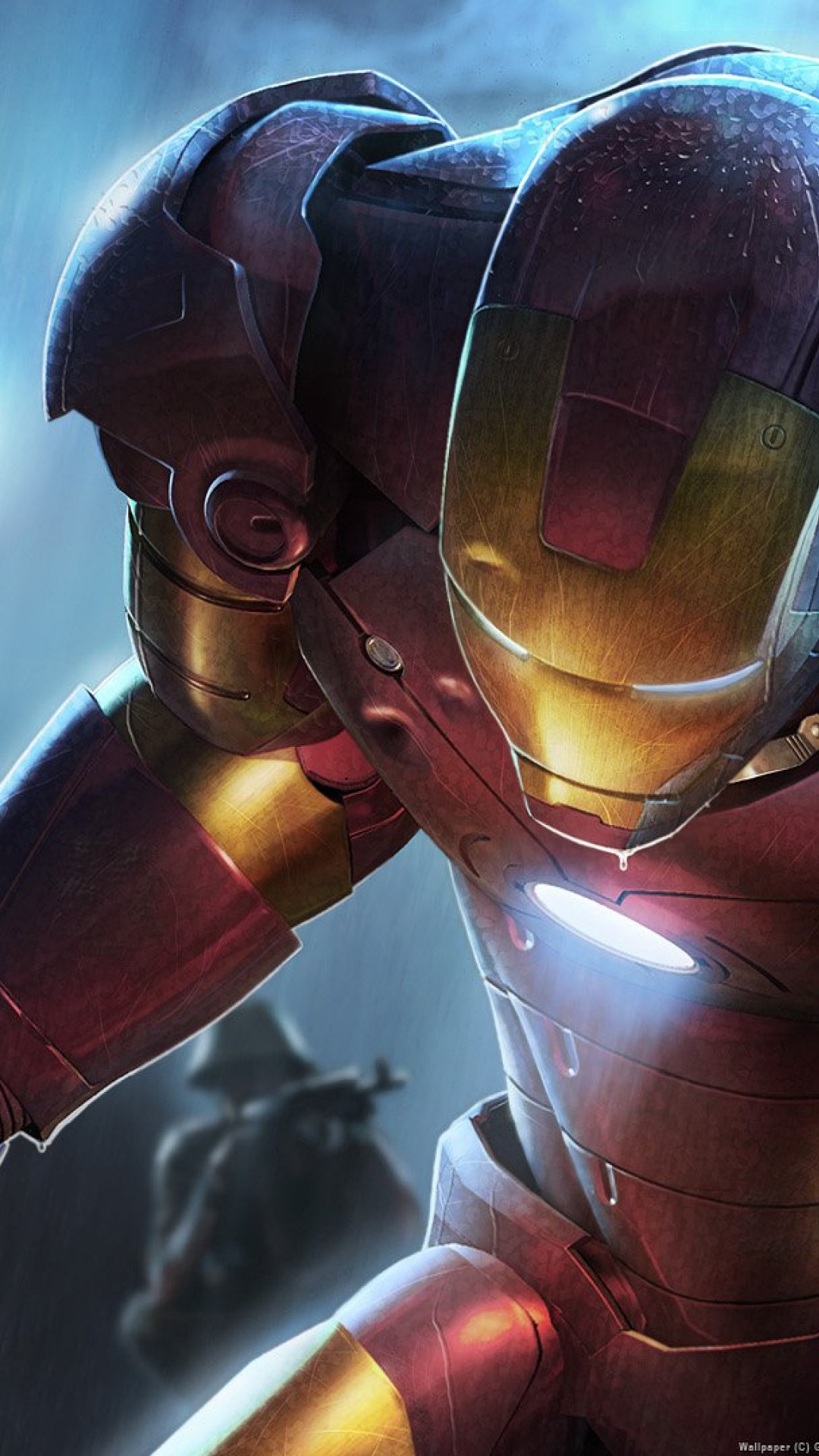 iron man wallpaper for iphone 6,iron man,fictional character,superhero,cg artwork,suit actor