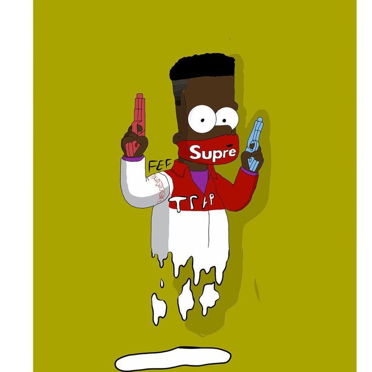 supreme cartoon gucci wallpaper