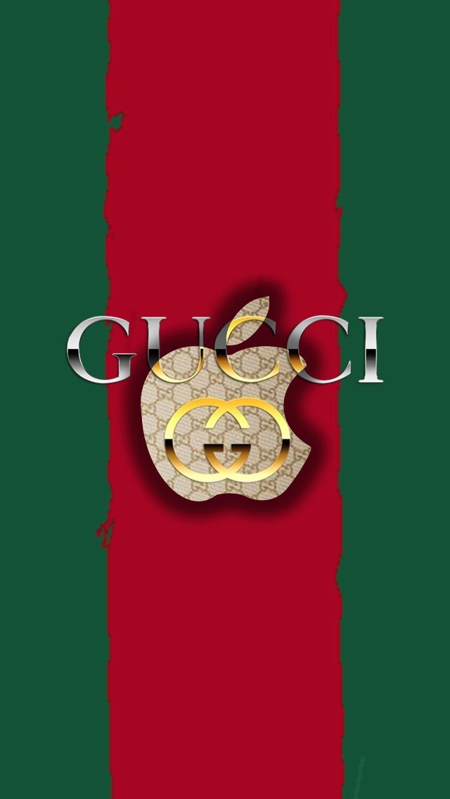 carta da parati gucci apple,illustrazione,maglietta