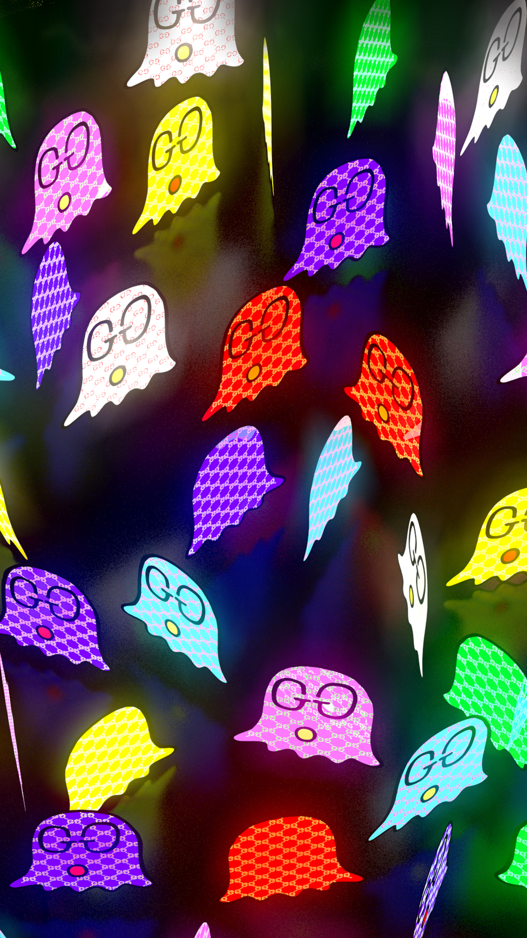 fondo de pantalla de gucci ghost,ligero,púrpura,encendiendo,animación,fuente