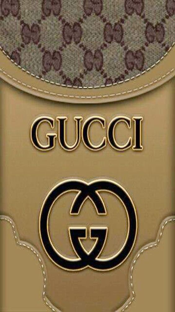 gucci wallpaper for walls,metal,material property,beige,brand