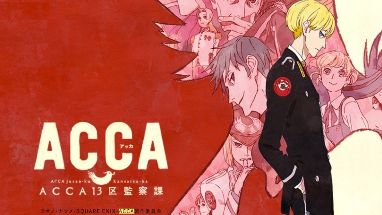 acca wallpaper,anime,cartoon,poster,artwork,cg artwork