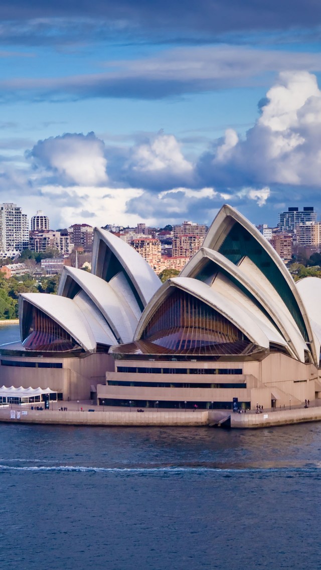 australia iphone wallpaper,opera house,landmark,architecture,opera,city