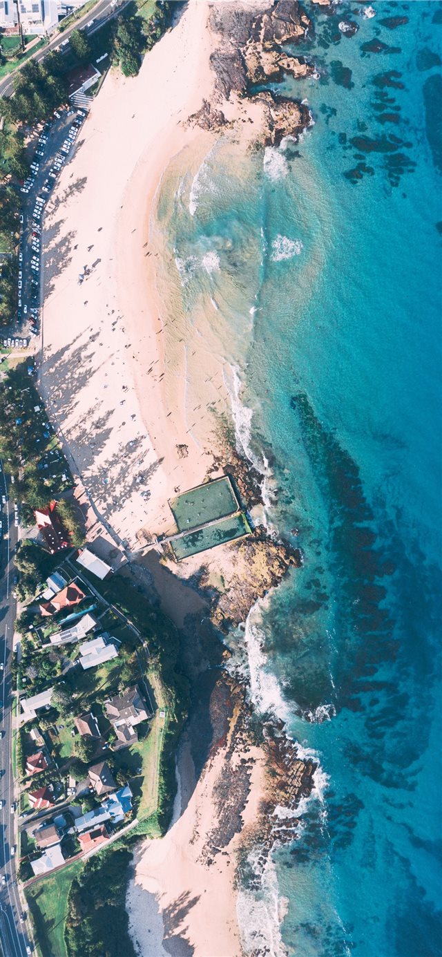 オーストラリアのiphoneの壁紙,海岸,空中写真