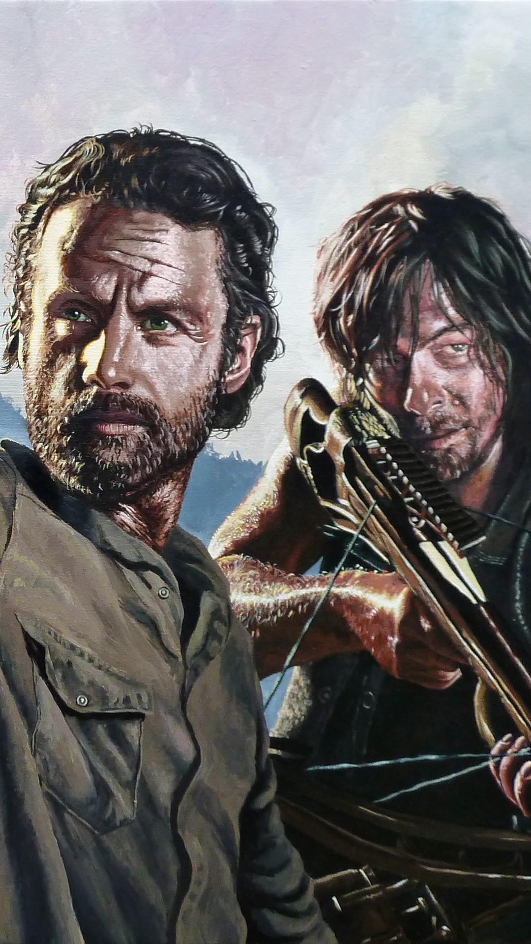 carta da parati rick grimes,umano,barba,musicista,film,ritratto