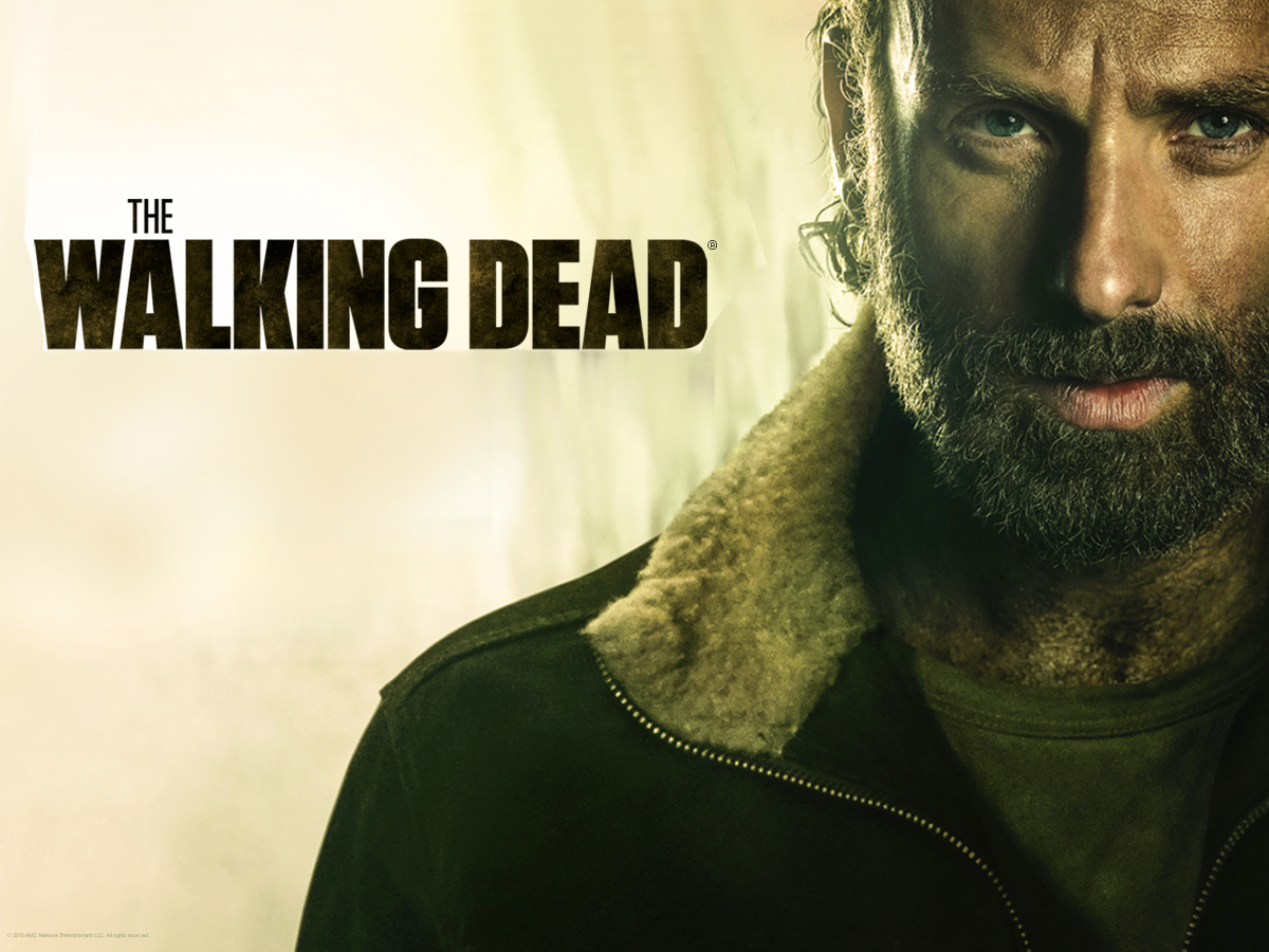 fond d'écran rick grimes,barbe,police de caractère,personnage fictif