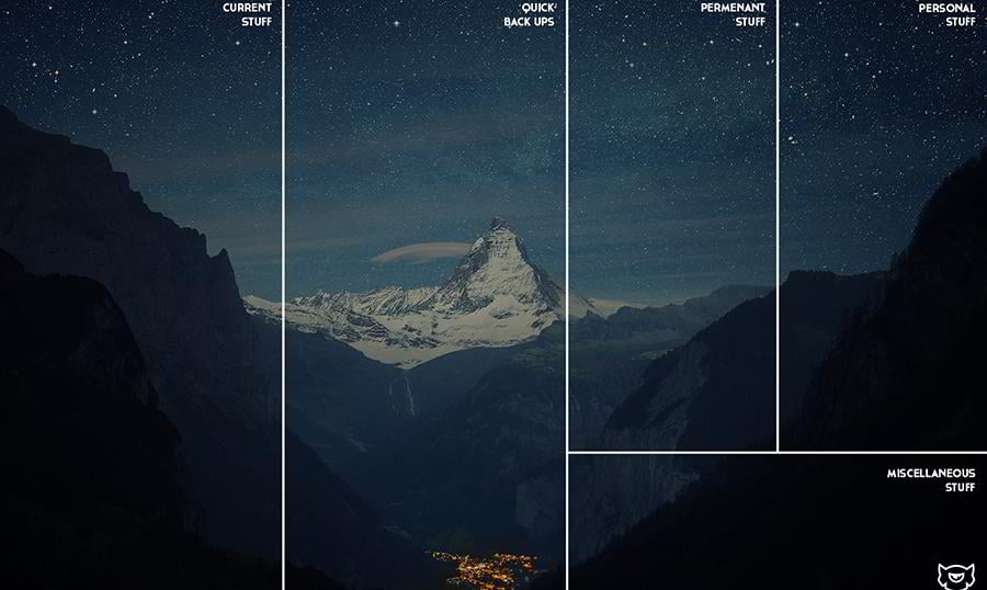 desktop organiser wallpaper,sky,mountain range,mountain,atmosphere,astronomical object