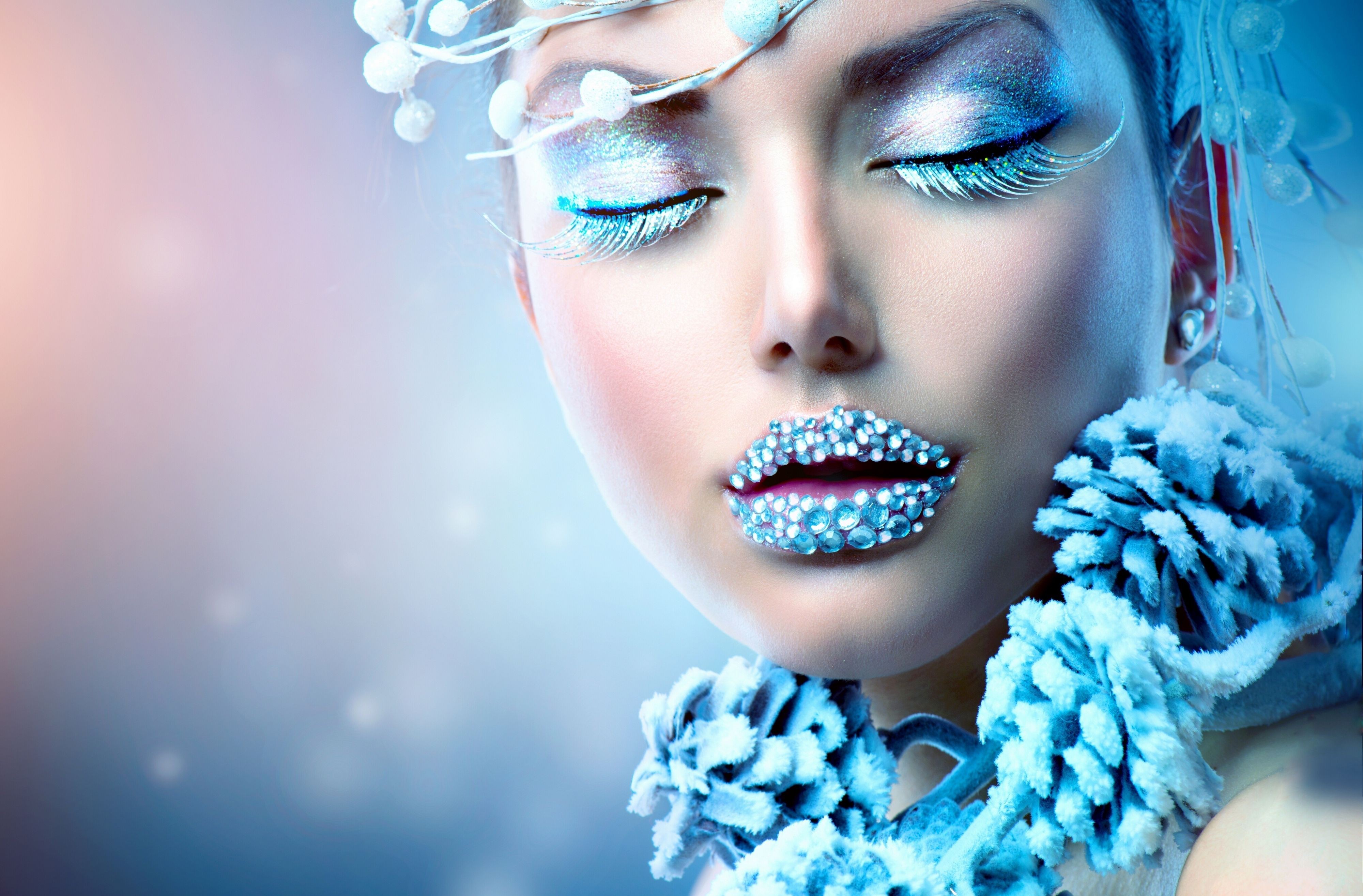 make up wallpaper hd,viso,blu,sopracciglio,labbro,bellezza