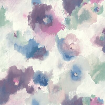 rosa und kupfer tapete,himmel,aquarellfarbe,wolke,muster,design