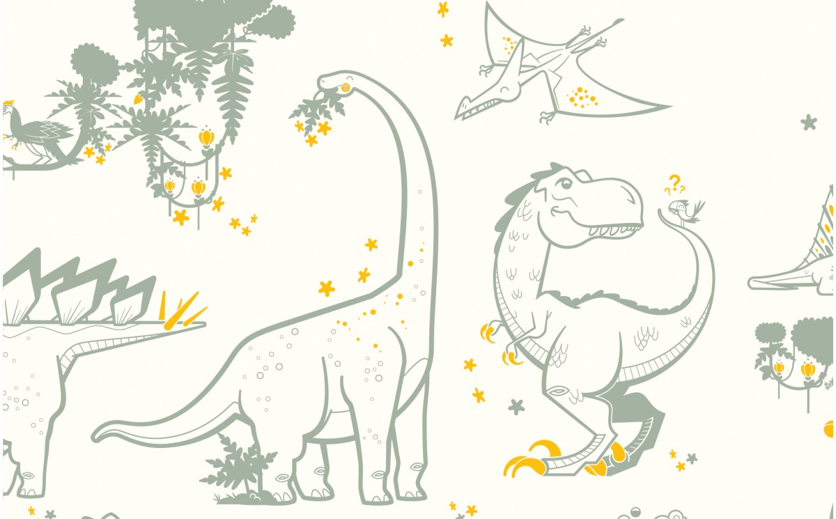 papel pintado gris dinosaurio,blanco,ilustración,dibujos animados,fauna silvestre,arte