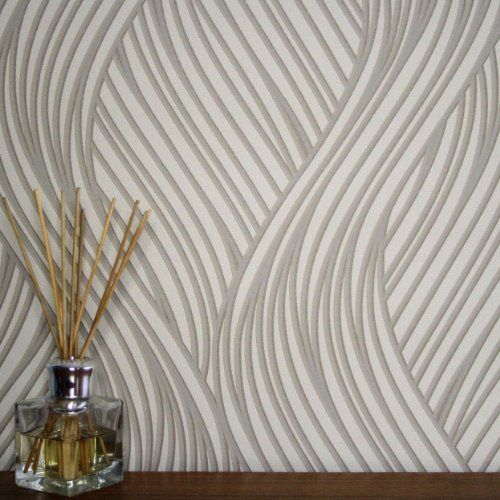 grey and cream striped wallpaper,wallpaper,wall,ceiling,curtain,interior design