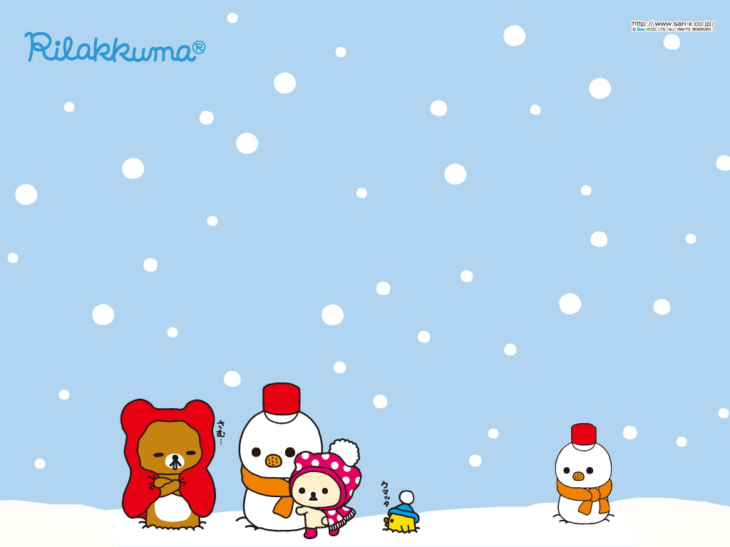 kawaii navidad fondo de pantalla,dibujos animados,invierno,nochebuena,navidad,personaje de ficción